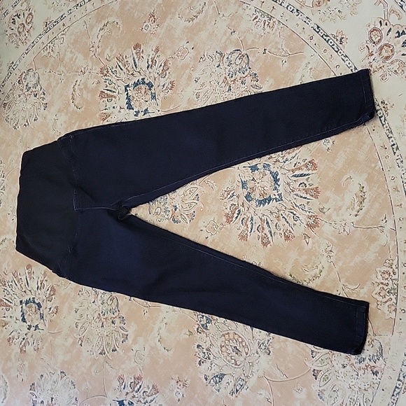 Isabel Maternity denim blue jeans jegging stretch 2 back pockets Size 2 EUC… - Picture 1 of 8